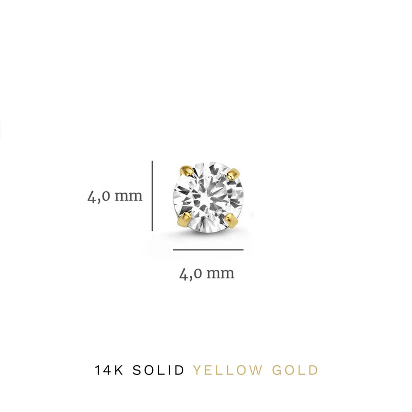Larmes™ | 14K Gold Stone Earrings Set
