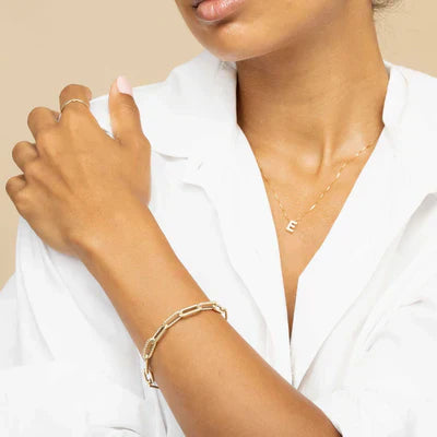 LoveNote™ | 18K Gold Letter Initial Necklace
