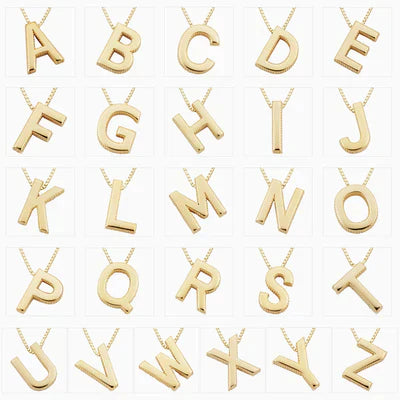 LoveNote™ | 18K Gold Letter Initial Necklace