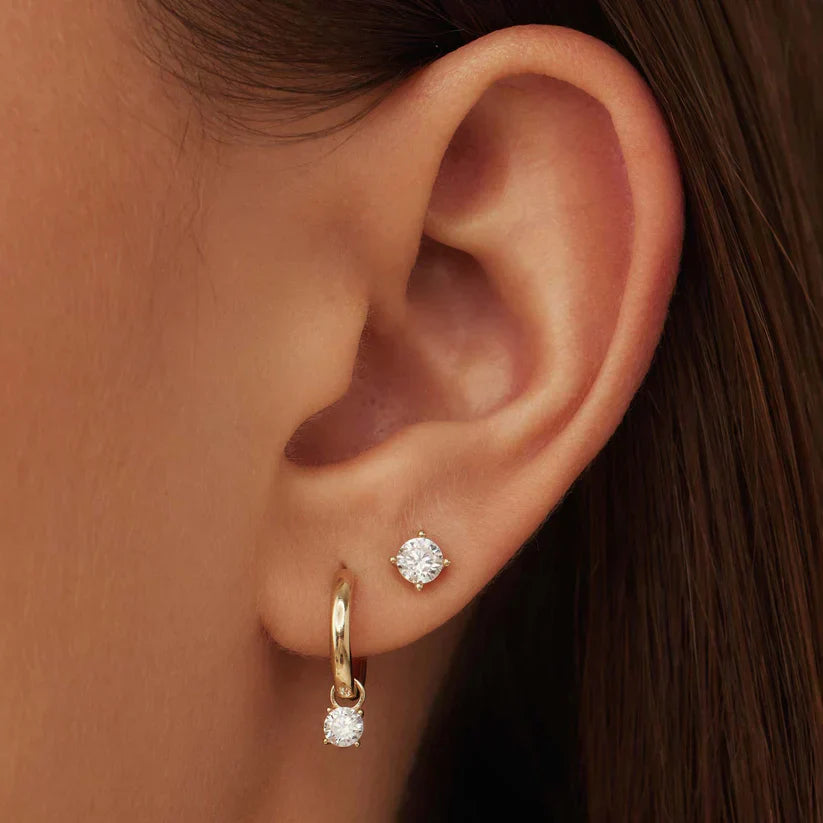 Larmes™ | 14K Gold Stone Earrings Set
