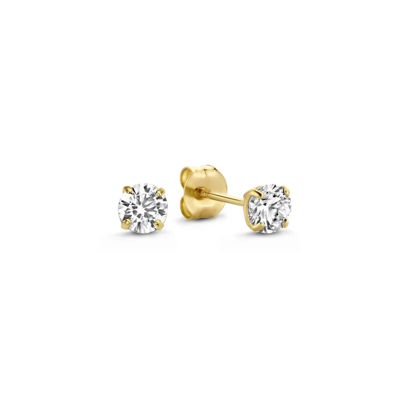 Larmes™ | 14K Gold Stone Earrings Set