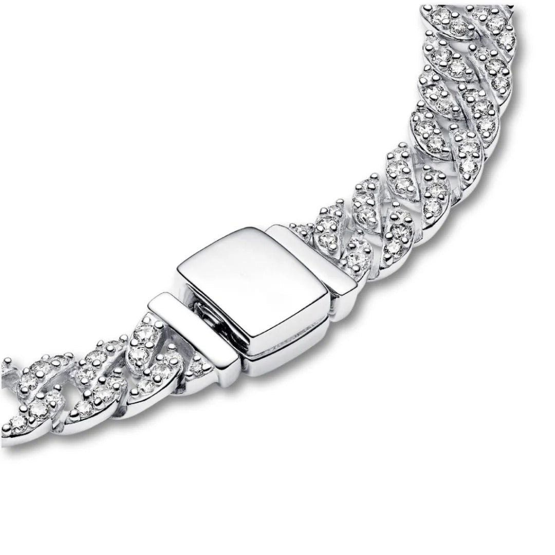 Cubo™ | Gold Moissanite Cuban Bracelet