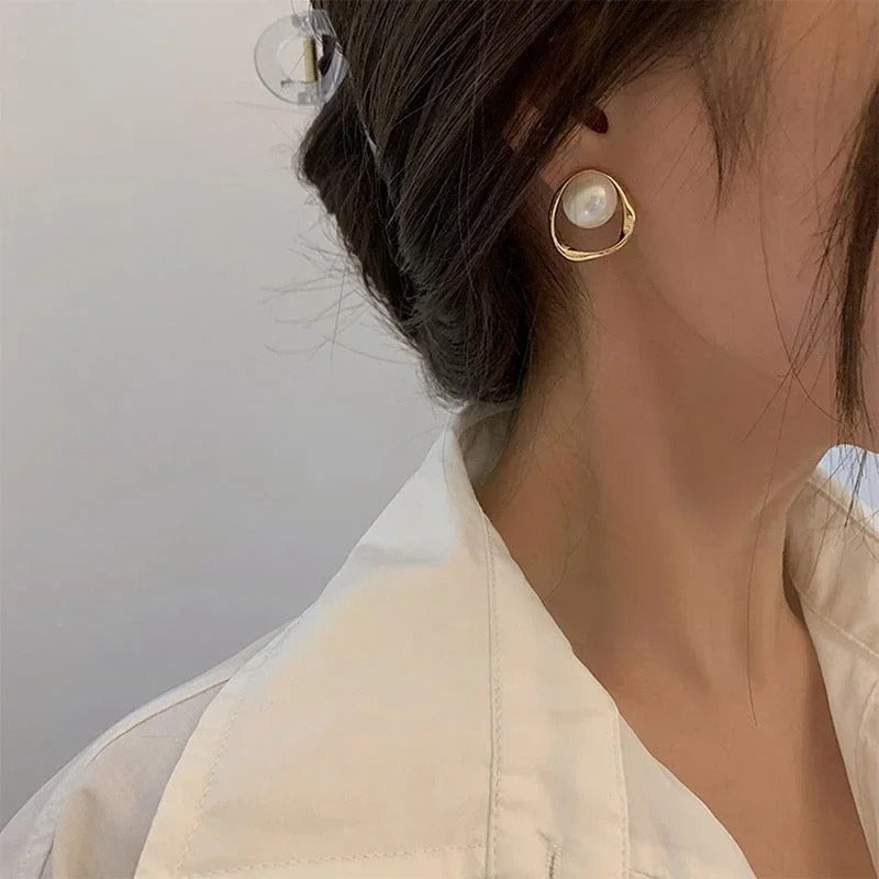 Emma™ | Vintage Pearl Earrings