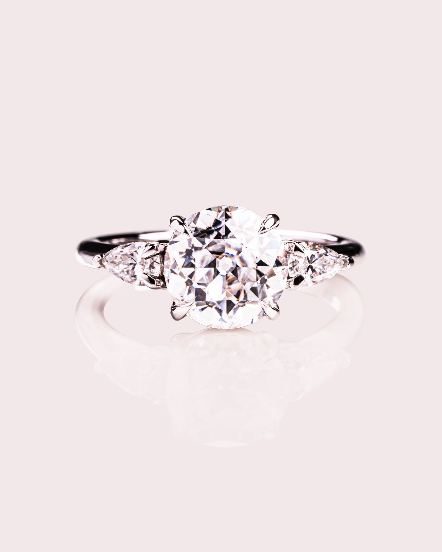 Nicola - Round & Pear | Silver