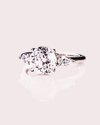 Nicola - Round & Pear | Silver