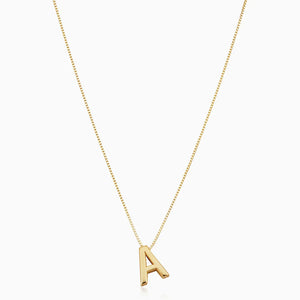 LoveNote™ | 18K Gold Letter Initial Necklace