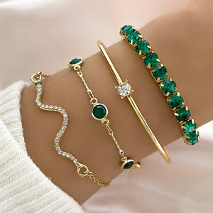 Sorina™ | 18K Gold Bracelet Set