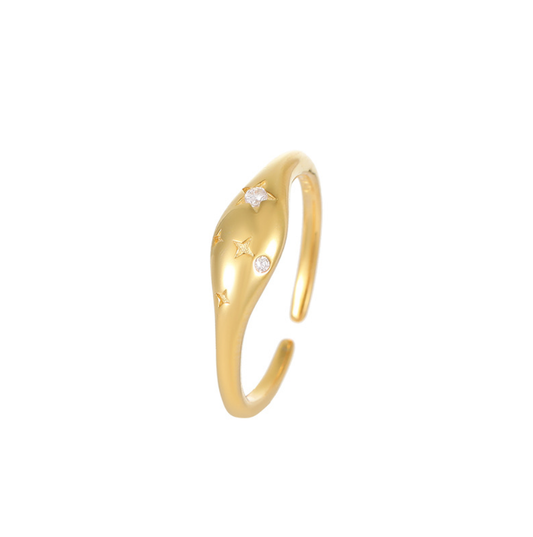 Dome Ring | White Gold